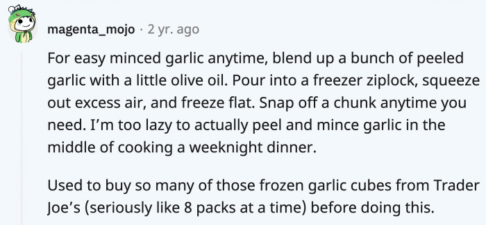 Reduce that garlic smell that sticks to your hands when you chop it