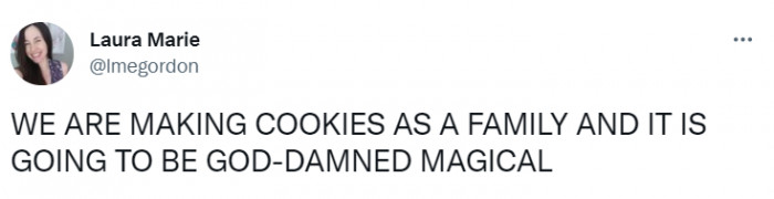 44. Whether you like it or not - now put on an apron and help