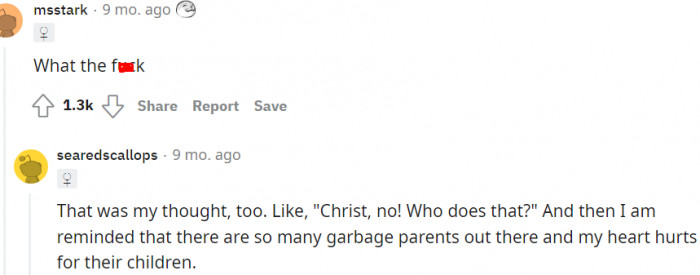 There Are Many Garbage Parents Out There
