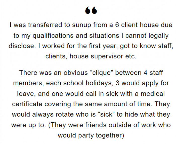 The Redditor explained that there was an obvious clique among four staff members who found a way to cheat the system.