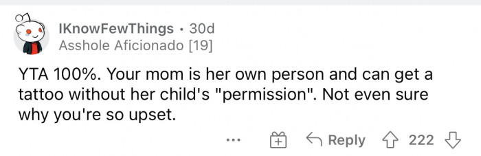 He's definitely in the wrong.