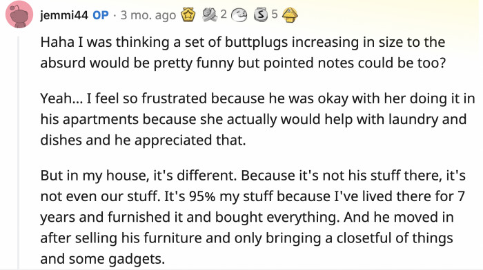 OP almost went for it with the ~interesting~ items Al's mom could find, but she admits she did get frustrated with the invasion of privacy.