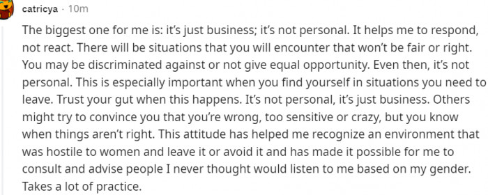 Know when to change environments