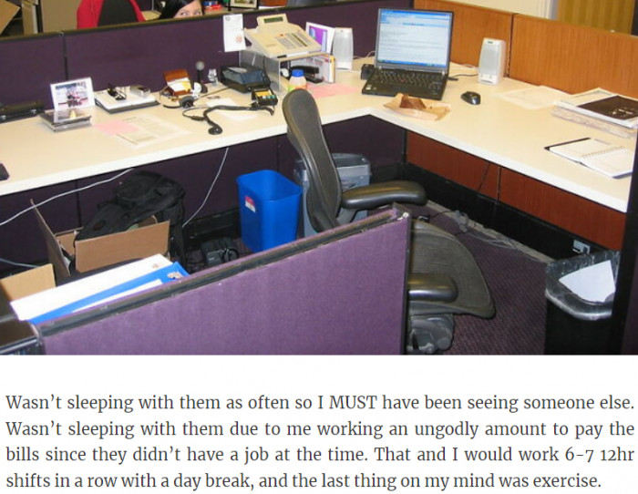 23. The last thing on my mind was exercise.