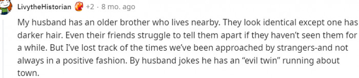 An evil twin running around town