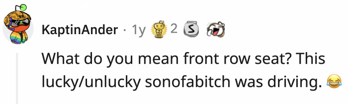 Another responded that OP was the master of this sinking ship.