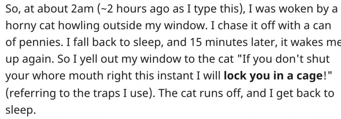 LOL at the choice of words, though.