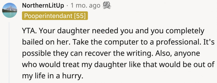 No questions asked, but in OP's defense, he was tired, and he's the real victim here