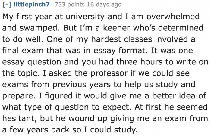 There's nothing wrong with reviewing exams from previous years.