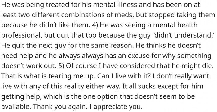 Medications can affect hormones, but that's no excuse for his careless behavior and poor parenting.