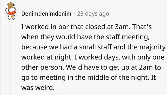 And it was actually practiced by other organizations.