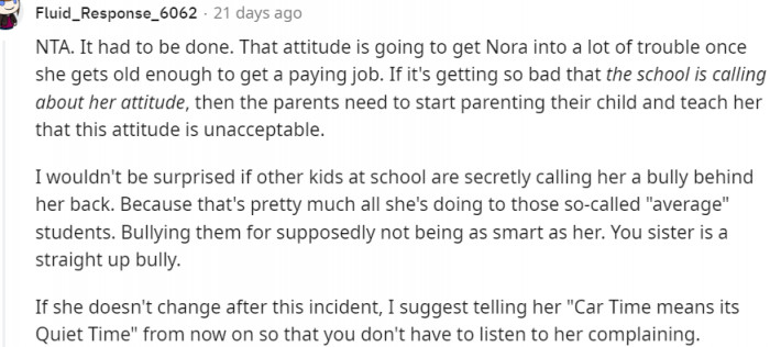 22. Your sister is a straight-up bully