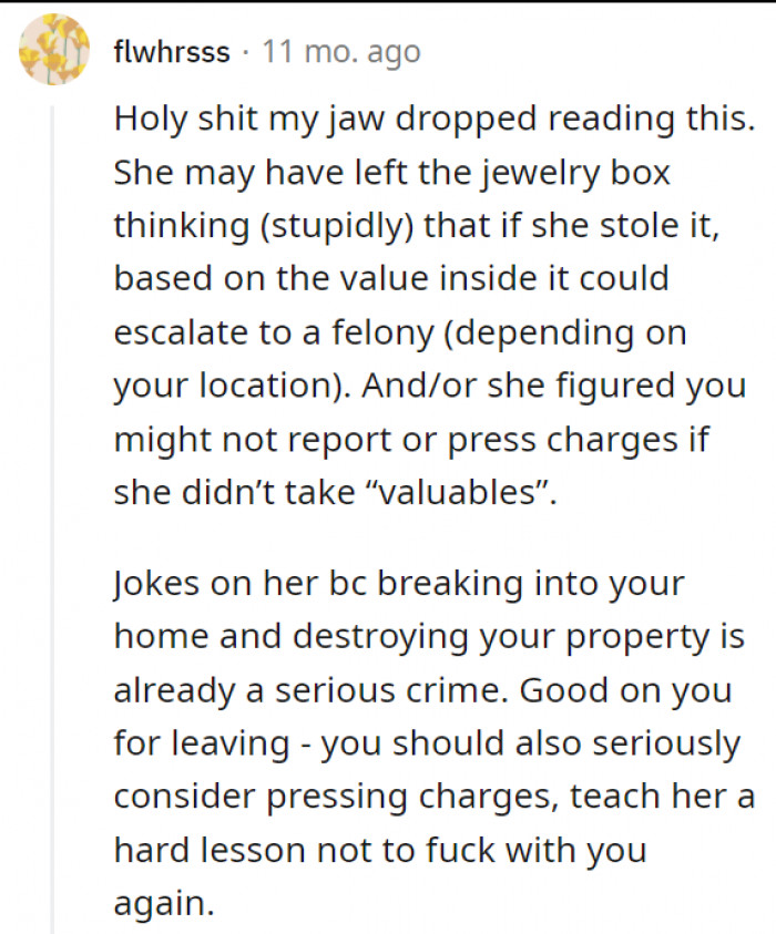 Teach her a lesson she'll never forget