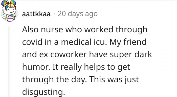 that it is disgusting