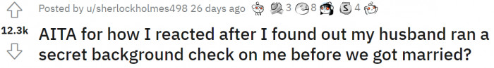 Women wanted the internet’s verdict, so she popped the question on a popular subreddit.