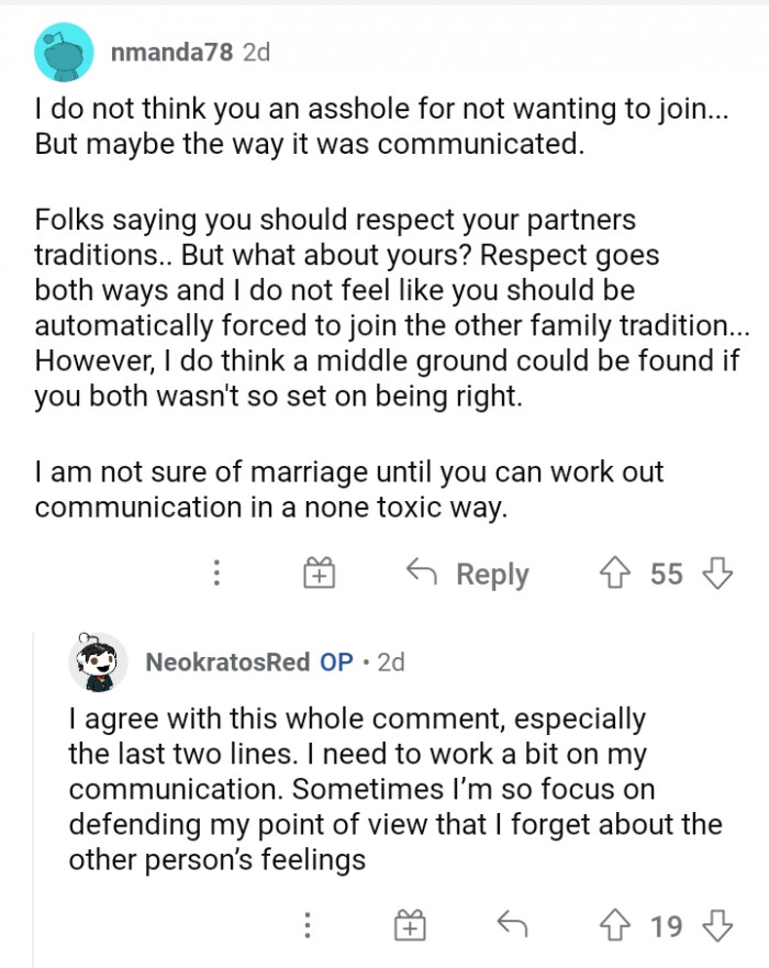 #18 Your communication was toxic, and you should work on it without focusing too much on winning the argument.