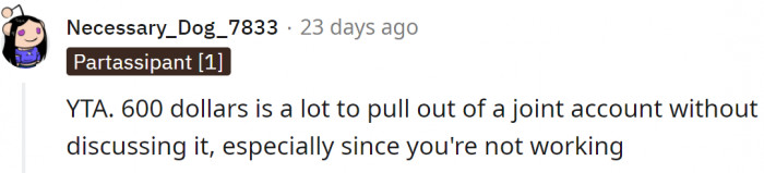 Plus, he is unemployed.