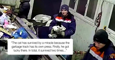 Russian Trash Sorting Employee Discovers Mysterious Bag, But Is Horrified When He Finds What's Inside