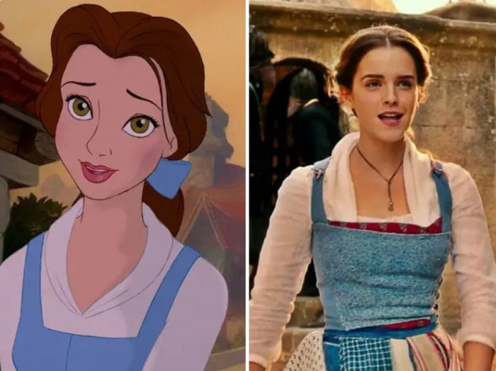 3. Emma Watson as Belle (Beauty and the Beast)