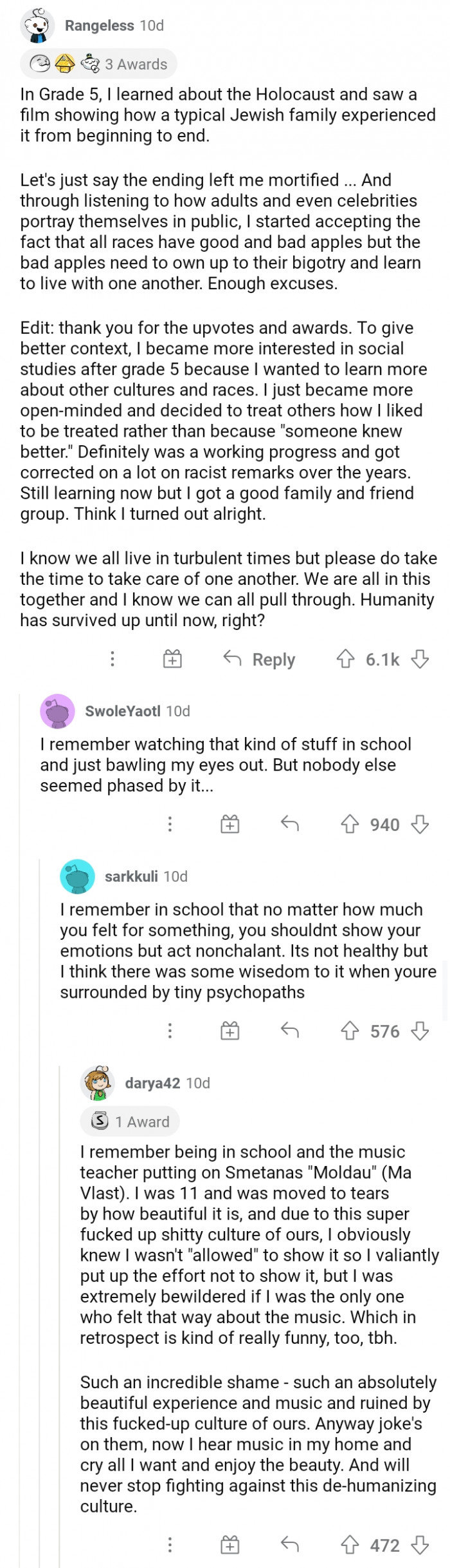 #9 Learned About the Holocaust and Became Curious About Other Cultures and Races