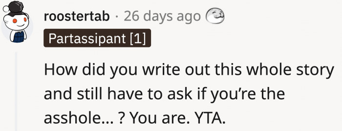 There’s a lot to unpack, but how is this even real? How did OP write it without realizing her faults?