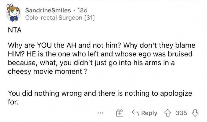 Everyone seems to agree that OP is NTA.