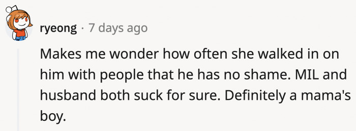 Giving mama's boys a bad reputation.