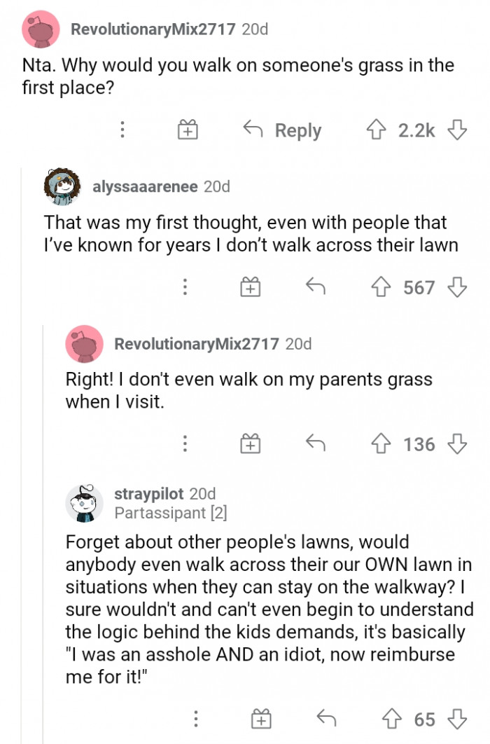 #4 It's a general rule to keep off the grass.