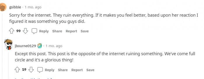 The Internet is Usually One to Ruin Things, but Reddit Seems to Be on the Same Page Here.