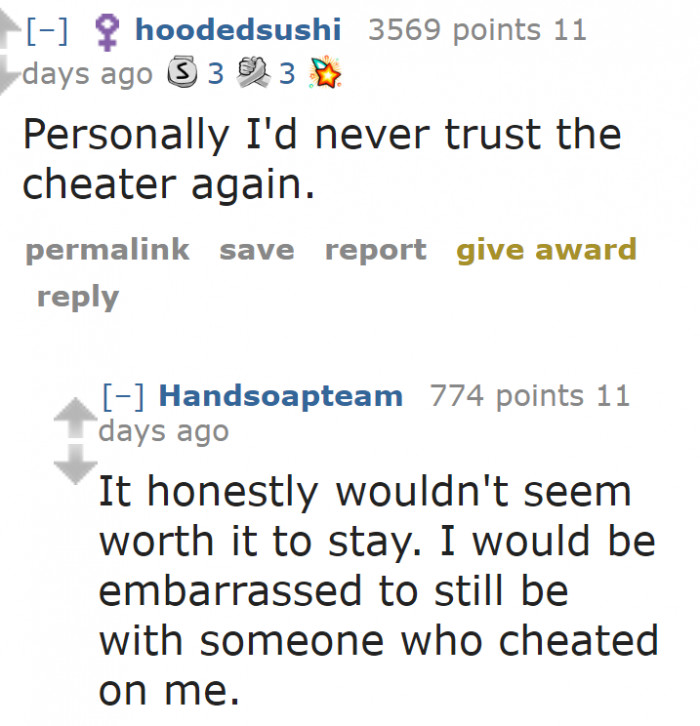 Many answers are not surprising.