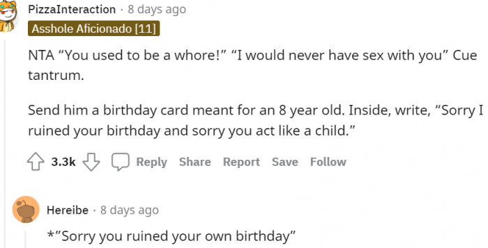 3. Send him a kid's birthday card