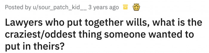 This is the question that Redditors answered