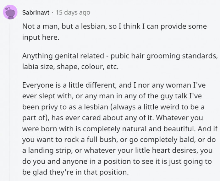 4. Do whatever makes you feel most confident.