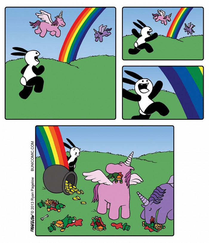 18. Oh no! Bad unicorns! Bad unicorns!