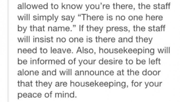 For your peace of mind.