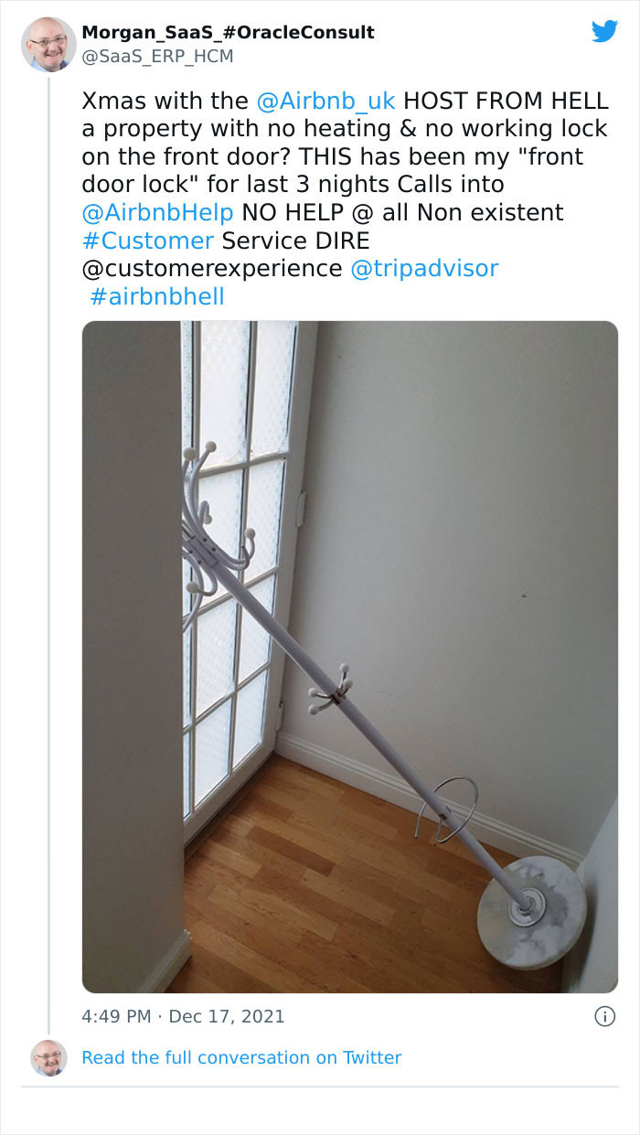 22. My door lock for the past 3 nights