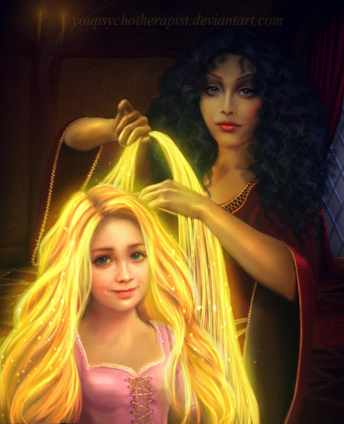 11. Rapunzel and Mother Gothel, Tangled