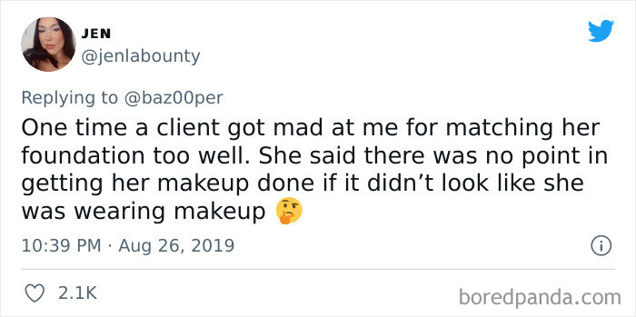 #1 The one with the makeup issue