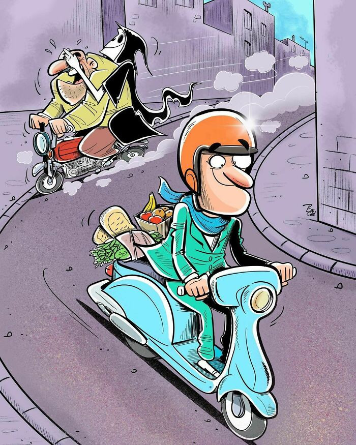 29. Wear a helmet, or death will always take a free ride on your vehicle.