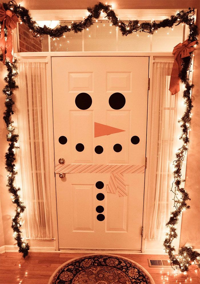  The snowman door