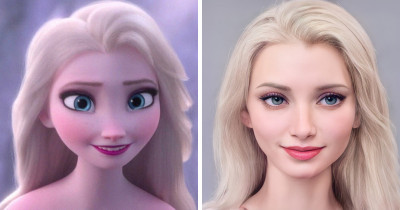 Artist Uses Artificial Intelligence To Recreate Realistic Versions Of Disney Princesses