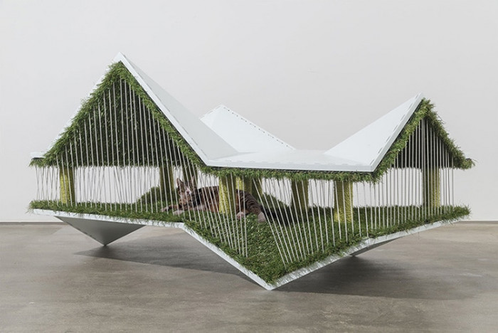 It’s a wonderful playground for your cat while you work, read, or watch TV