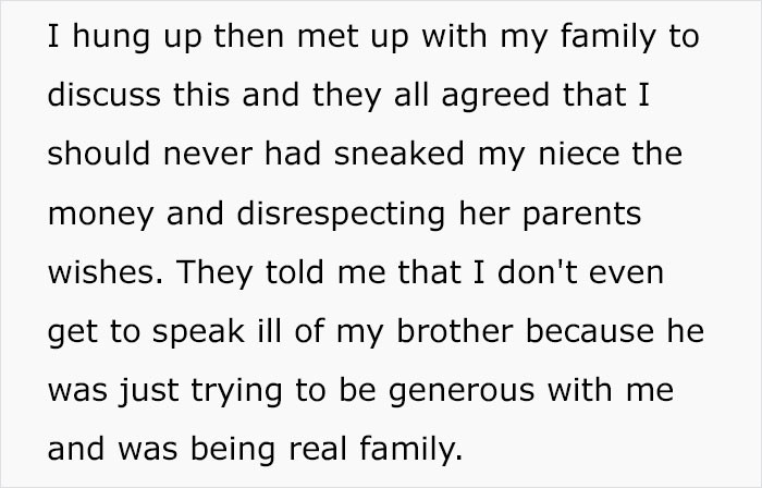 Meeting with my family 