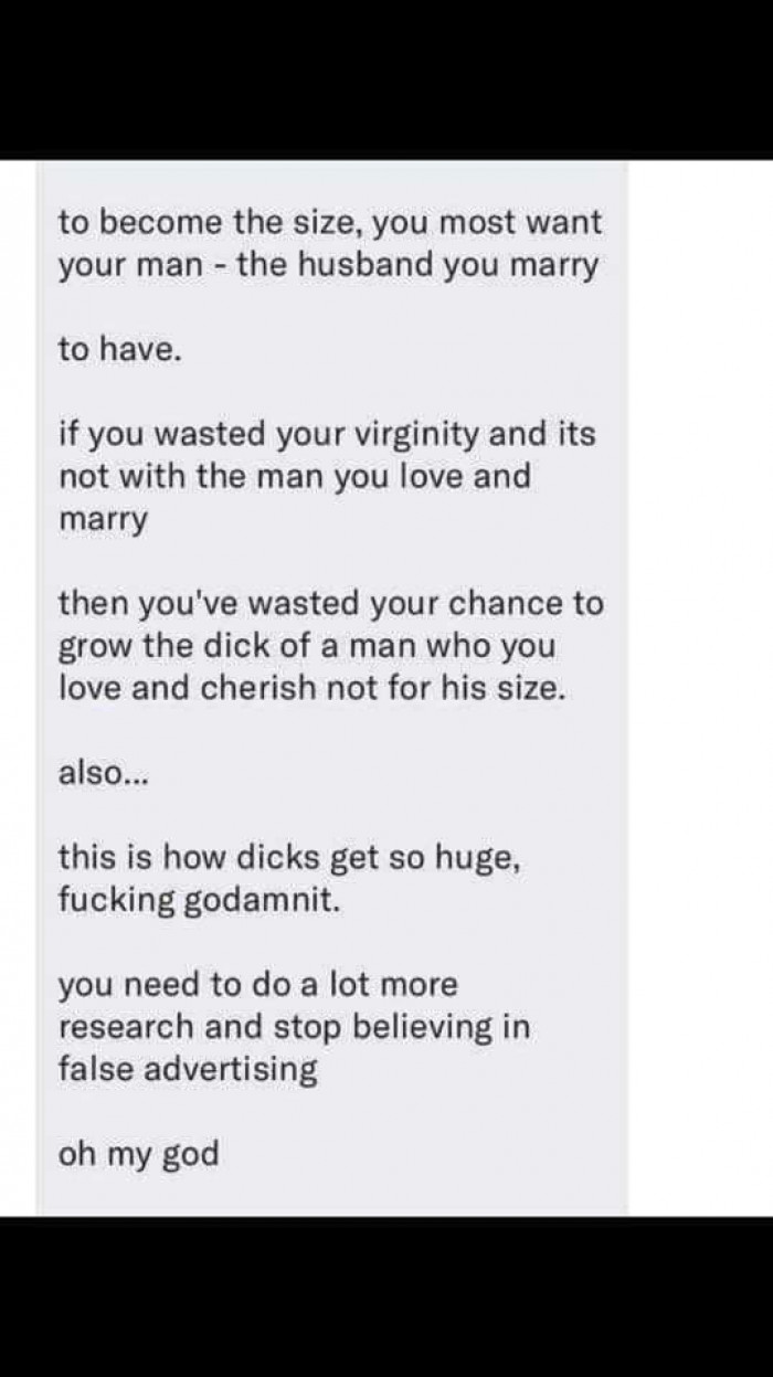 He keeps going on and on.