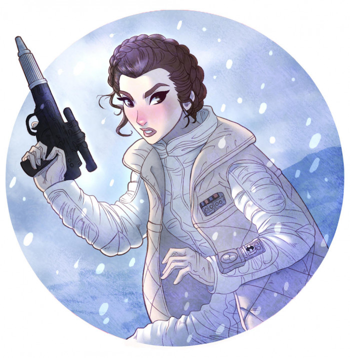 21. Leia on Hoth (Star Wars)