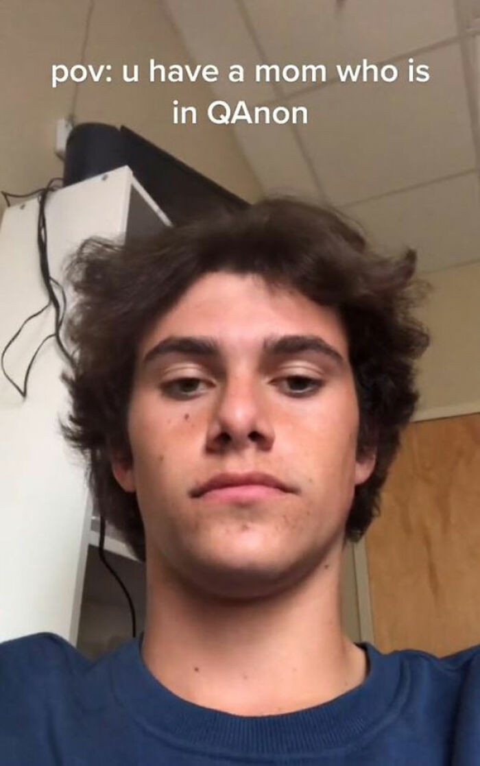 Some of the beliefs of QAnon followers are quite strange, as you will see when he starts sharing these messages.