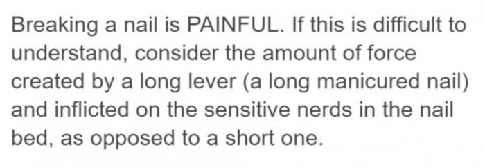 15. It hurts SO MUCH.