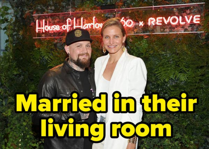 14. Cameron Diaz and Benji Madden