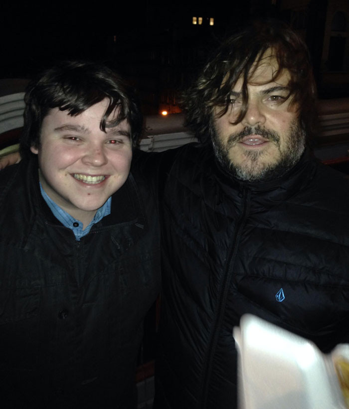 26. When Jack Black met this fan, he stared into the kid's eyes and said, 