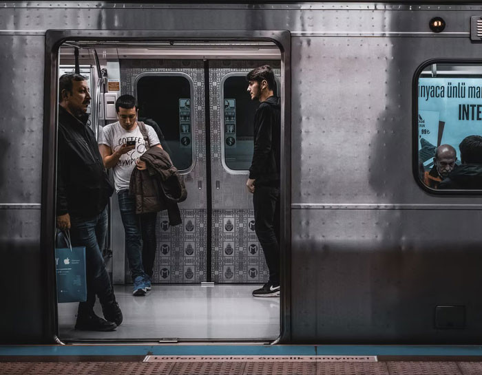 19. Let people alighting the train pass first. The train isn't going to leave you.